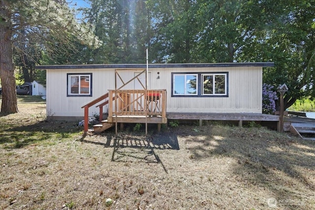 741 Twin Lakes Rd, Cle Elum, WA 98922 - view of front facade featuring a wooden deck