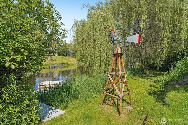 11112 E Riverside Dr, Bothell, WA 98011 - view of yard featuring a water view