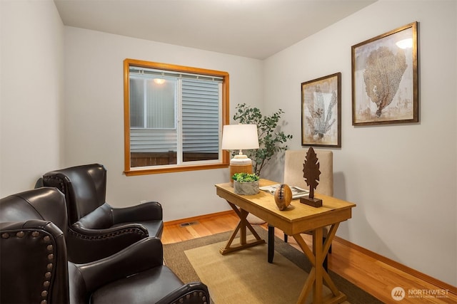 7522 NE 204th Pl, Kenmore, WA 98028 - office area with wood finished floors and baseboards