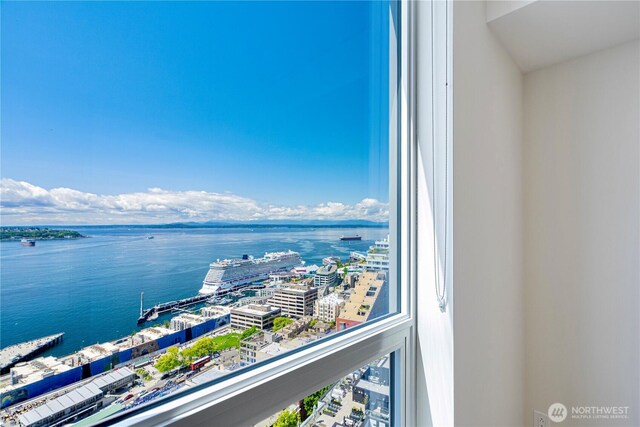 121 Stewart St Unit 2507, Seattle, WA 98101 - water view with nearby urban area