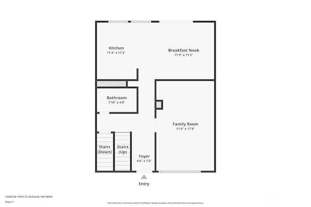 12304 NE 147th Ct, Kirkland, WA 98034 - property floor plan