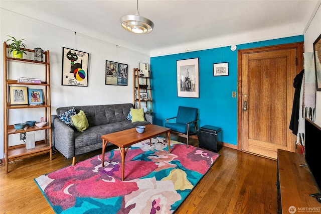 220 W Olympic Pl Unit 309, Seattle, WA 98119 - living area featuring wood finished floors