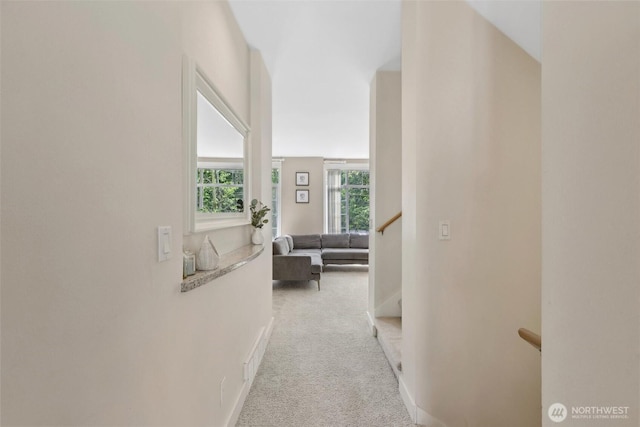 11800 SE 4th Pl Unit 203, Bellevue, WA 98005 - hall with carpet flooring and baseboards