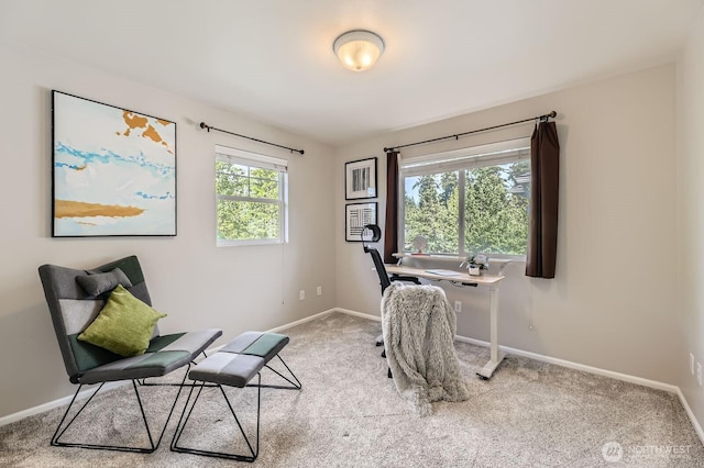 3402 174th Pl SE, Bothell, WA 98012 - office featuring baseboards and light carpet