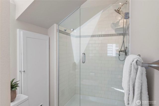 1220 SW Orchard St, Seattle, WA 98106 - bathroom featuring a shower stall and toilet