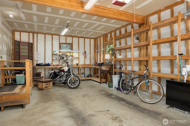 32227 Old Hansville Rd NE, Kingston, WA 98346 - garage with a workshop area