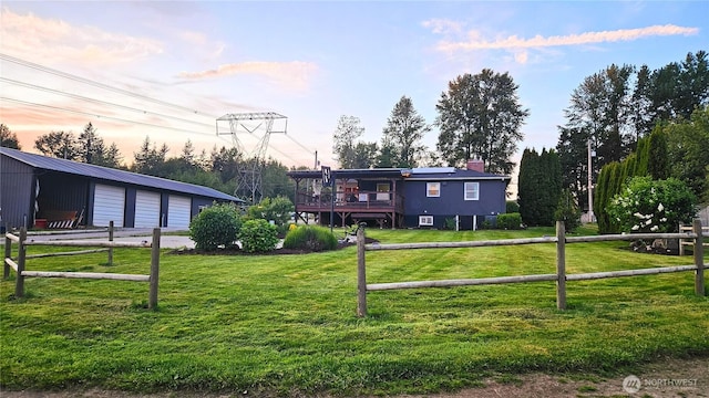 4319 H Street Rd, Blaine, WA 98230 - exterior space with an outdoor structure and a garage