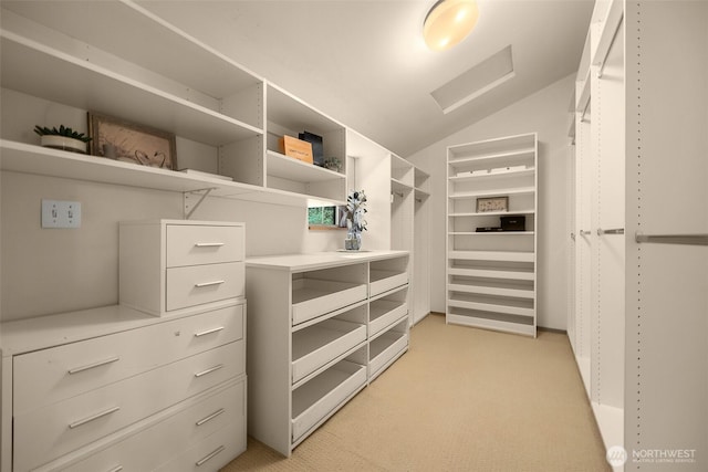10608 NE 157th St, Bothell, WA 98011 - walk in closet with light colored carpet and vaulted ceiling