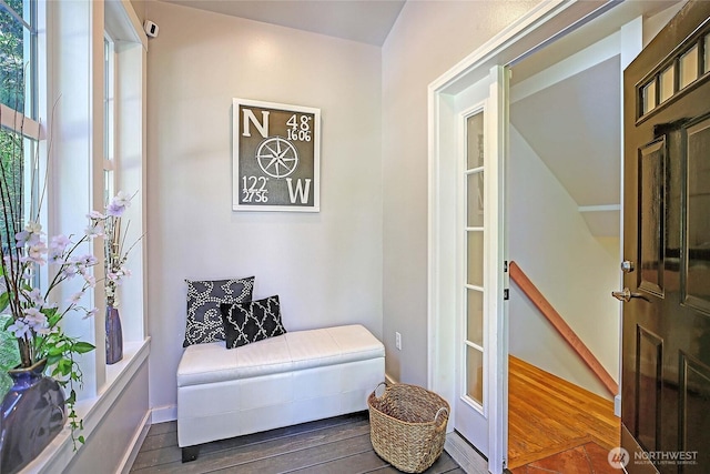 1577 Arrowhead Beach Rd, Camano Island, WA 98282 - living area featuring wood finished floors