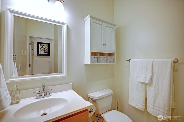 1577 Arrowhead Beach Rd, Camano Island, WA 98282 - bathroom featuring toilet and vanity