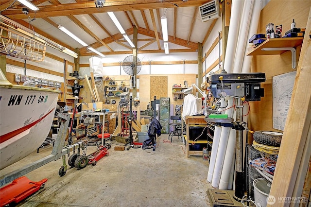 1577 Arrowhead Beach Rd, Camano Island, WA 98282 - garage with a workshop area