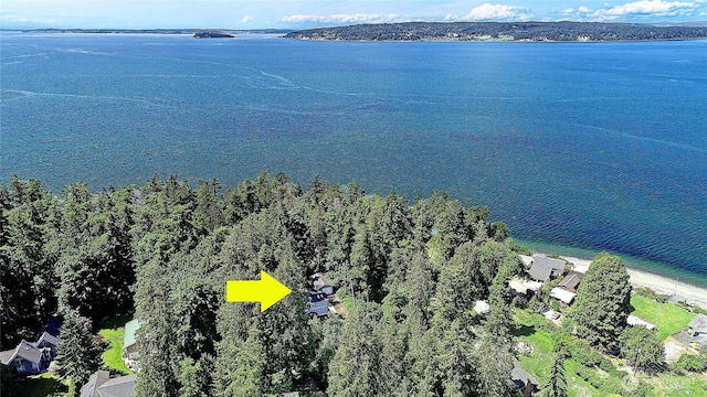 1577 Arrowhead Beach Rd, Camano Island, WA 98282 - drone / aerial view of a nearby body of water