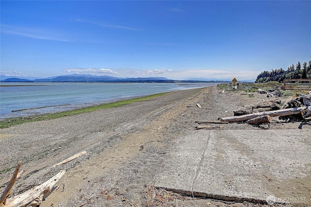 1577 Arrowhead Beach Rd, Camano Island, WA 98282 - water view with a mountain backdrop
