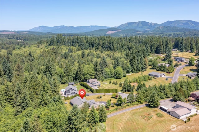 3210 275th St NE, Arlington, WA 98223 - aerial view of a forest and mountains