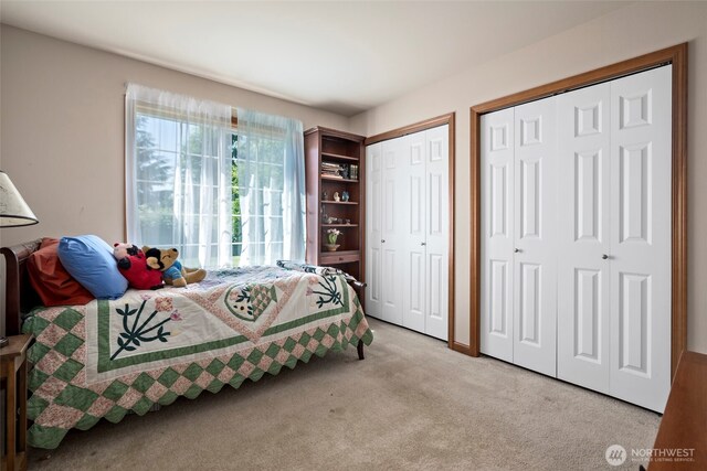 3210 275th St NE, Arlington, WA 98223 - carpeted bedroom featuring multiple closets