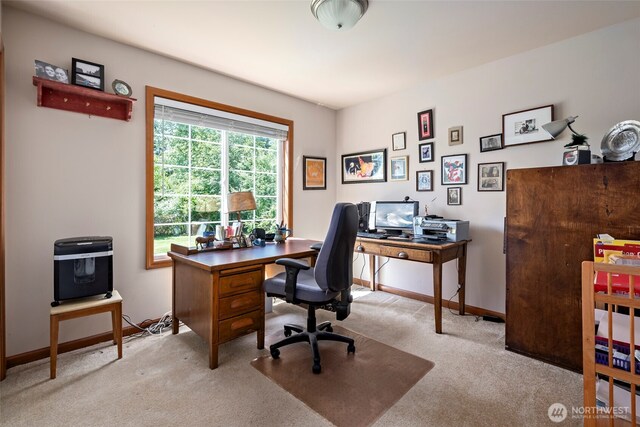 3210 275th St NE, Arlington, WA 98223 - carpeted office space featuring baseboards