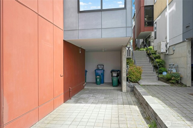 3219 California Ave SW Unit B, Seattle, WA 98116 - view of parking with stairway