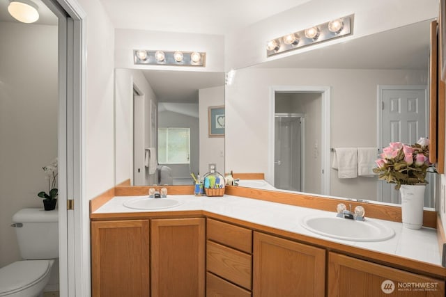 8828 238th St SW Unit D-1, Edmonds, WA 98026 - bathroom with double vanity and ensuite bath