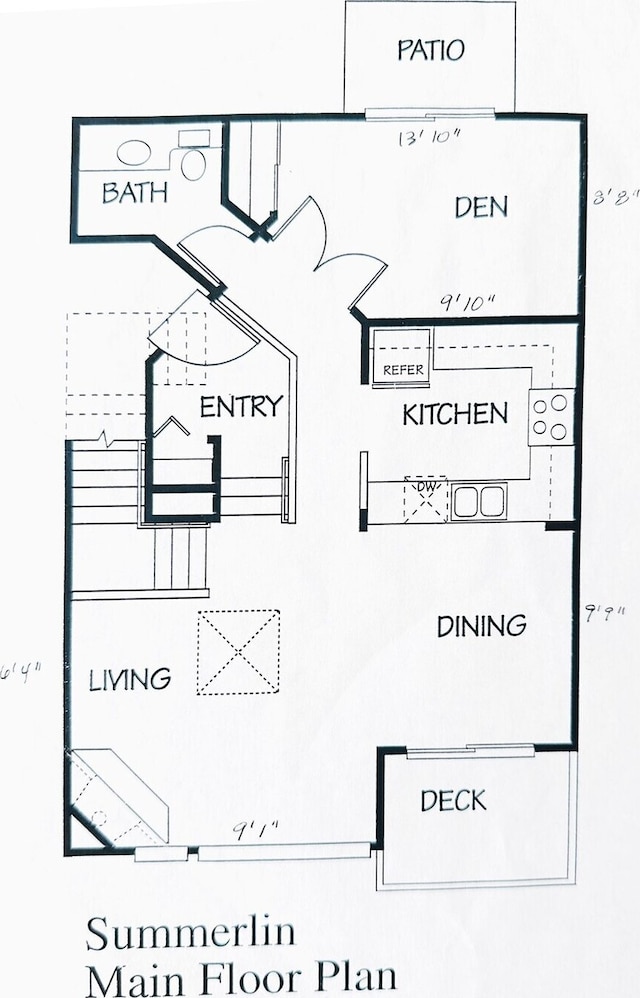 8828 238th St SW Unit D-1, Edmonds, WA 98026 - view of floor plan / room layout