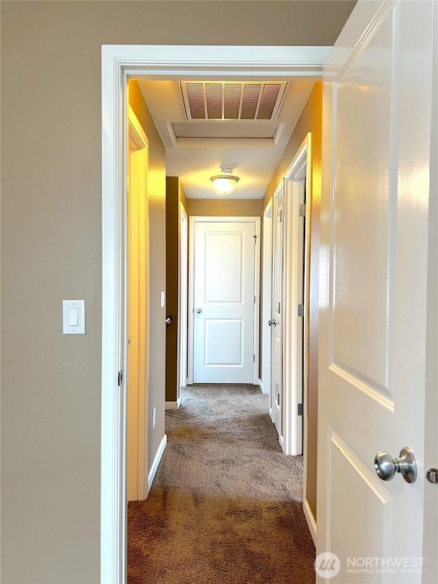 10027 SE Dotson St SE, Yelm, WA 98597 - hallway featuring carpet flooring and baseboards