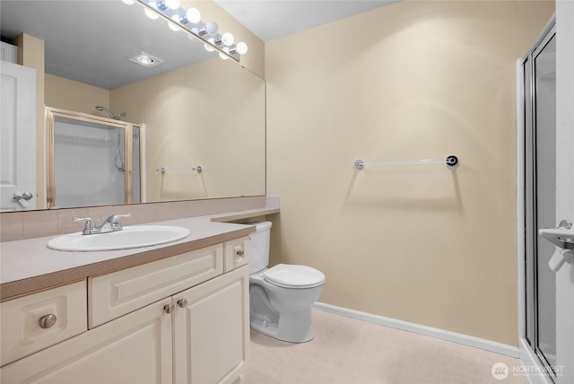 4343 Roosevelt Way NE Unit 401, Seattle, WA 98105 - full bath with a shower with door and vanity
