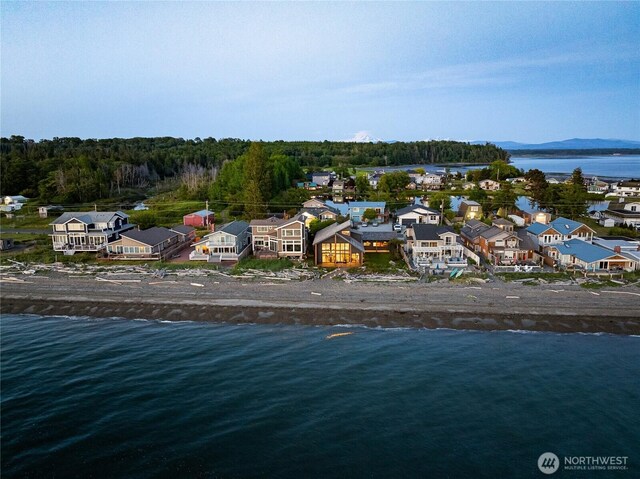 4489 Sucia Dr, Ferndale, WA 98248 - aerial perspective of suburban area featuring a large body of water