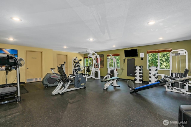 700 Front St S Unit E103, Issaquah, WA 98027 - gym featuring plenty of natural light and recessed lighting