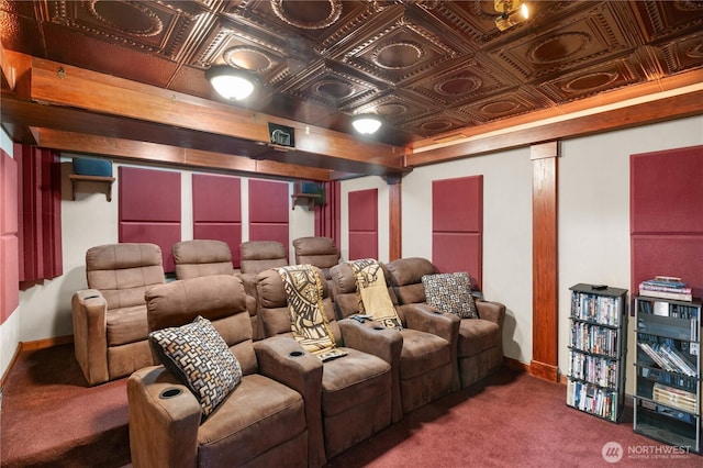 418 Summer Pl SW, Mattawa, WA 99349 - carpeted cinema room featuring baseboards