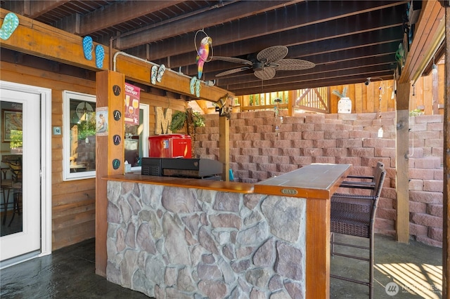 418 Summer Pl SW, Mattawa, WA 99349 - view of patio / terrace featuring a ceiling fan
