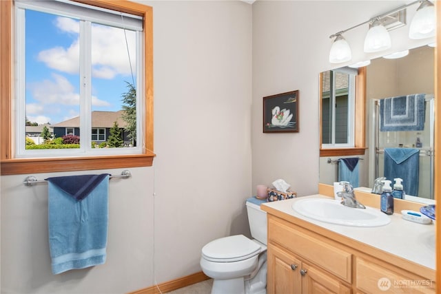 252 Mariners Dr, Sequim, WA 98382 - bathroom featuring toilet and vanity