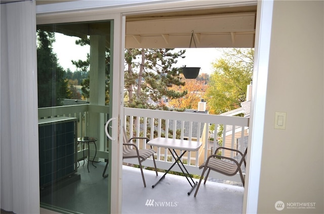 12840 SE 40th Ct Unit B12, Bellevue, WA 98006 - balcony featuring central AC unit