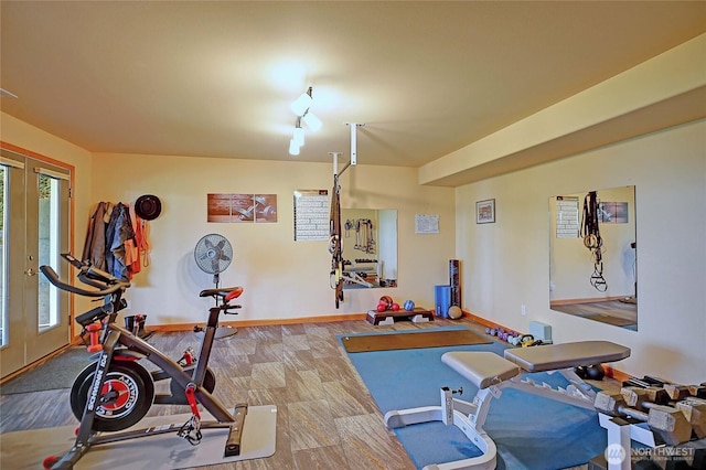 1351 Crestview Dr, Camano Island, WA 98282 - workout room with baseboards