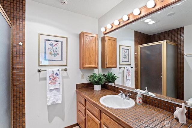 12840 SE 40th Ct Unit A4, Bellevue, WA 98006 - bathroom with vanity and a stall shower
