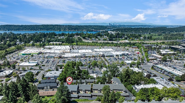 12840 SE 40th Ct Unit A4, Bellevue, WA 98006 - aerial view of a heavily wooded area and a nearby body of water