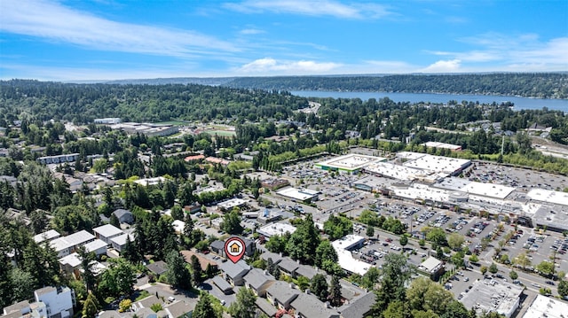12840 SE 40th Ct Unit A4, Bellevue, WA 98006 - drone / aerial view of a forest and a nearby body of water
