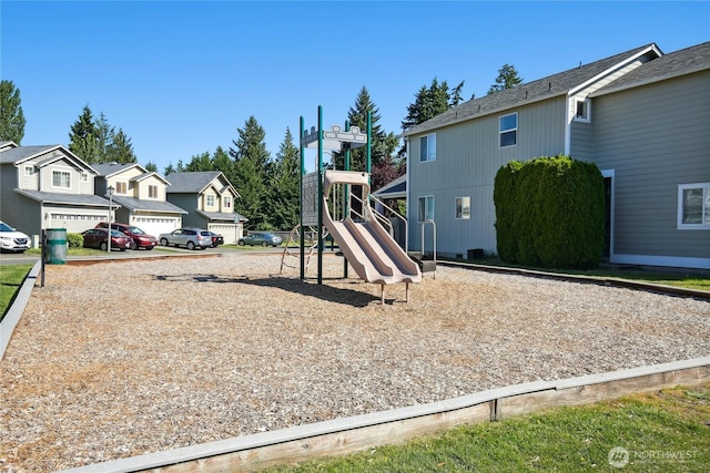 8906 161st St E, Puyallup, WA 98375 - community jungle gym featuring a residential view