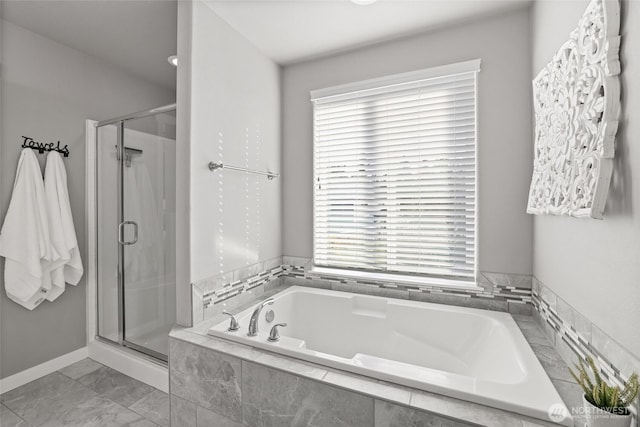 10713 Palisades St SE, Yelm, WA 98597 - full bathroom with a stall shower and a garden tub