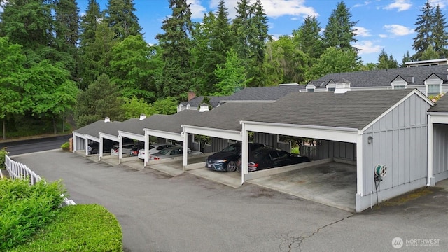 1420 Bellevue Way SE Unit 14, Bellevue, WA 98004 - view of covered parking lot