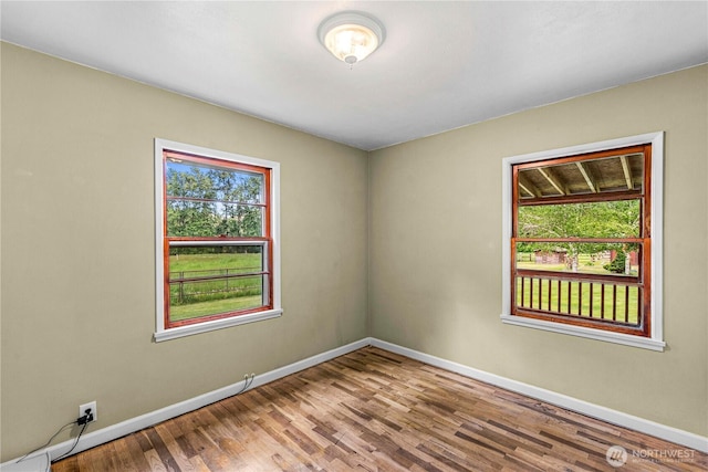 1361 Mission Creek Rd, Cashmere, WA 98815 - unfurnished room with baseboards and wood finished floors