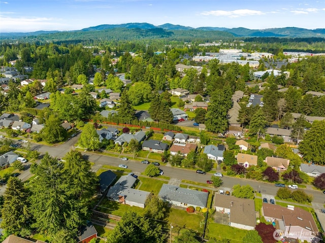702 Cushing St SW, Olympia, WA 98502 - aerial view of residential area featuring a mountain backdrop