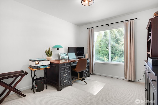 7118 Ashdown Ln SE, Olympia, WA 98513 - office featuring light carpet and baseboards