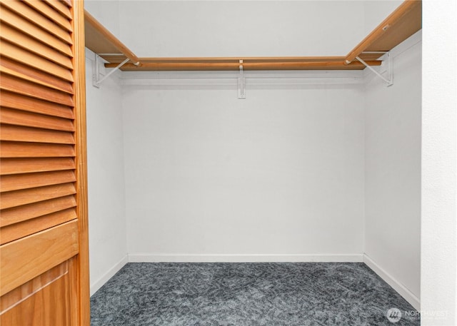 514 Mckinley Ave, Raymond, WA 98577 - spacious closet with dark colored carpet