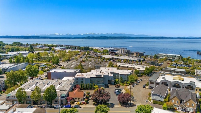200 James St Unit 206, Edmonds, WA 98020 - bird's eye view of a water and mountain view