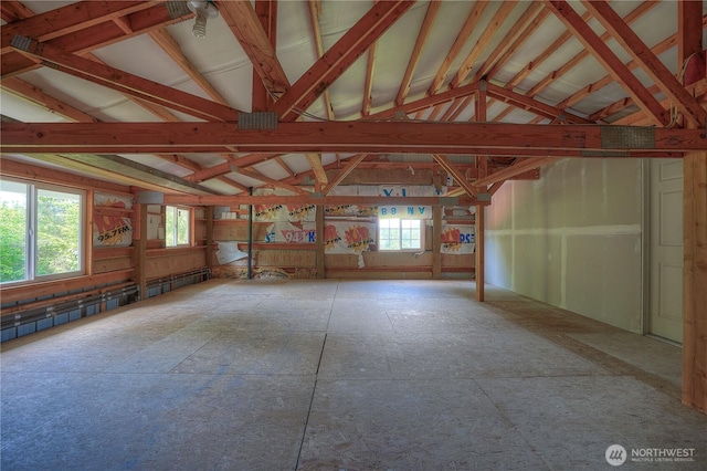 818 295th St E, Roy, WA 98580 - miscellaneous room with vaulted ceiling