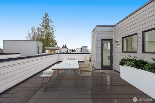 9223A 14th Ave NW, Seattle, WA 98117 - deck featuring outdoor dining area