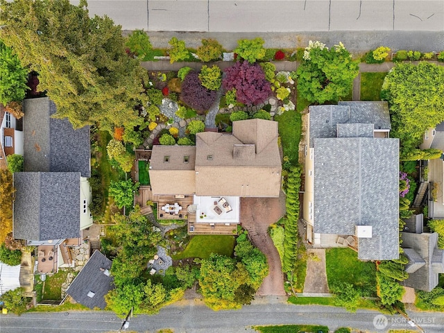 714 13th St, Bellingham, WA 98225 - aerial perspective of suburban area
