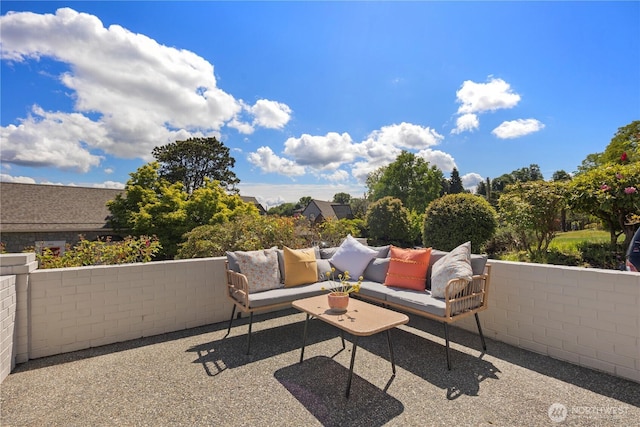 3249 Conkling Pl W, Seattle, WA 98119 - fenced backyard with outdoor lounge area and a patio