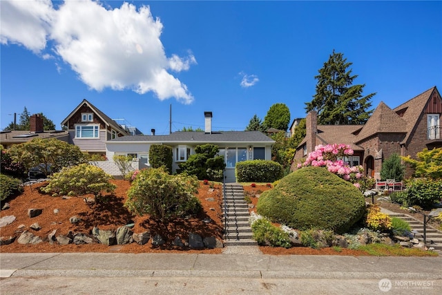 3249 Conkling Pl W, Seattle, WA 98119 - view of front of home featuring stairs