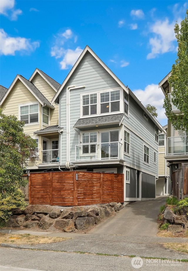 5028 Delridge Way SW Unit C, Seattle, WA 98106 - view of front of home featuring driveway