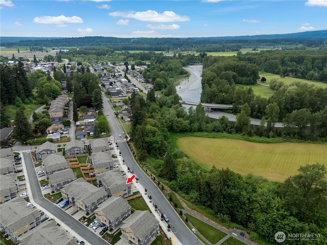 8323 E Gilman Ave, Arlington, WA 98223 - aerial overview of property's location with nearby suburban area